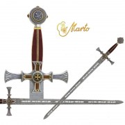 Marto. Espada Templarios Damasquinada